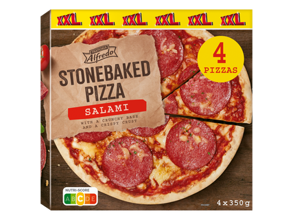 Steenovenpizza salami