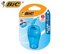BIC Ellipse Maxi pencil sharpener with two holes, shown in its packaging.