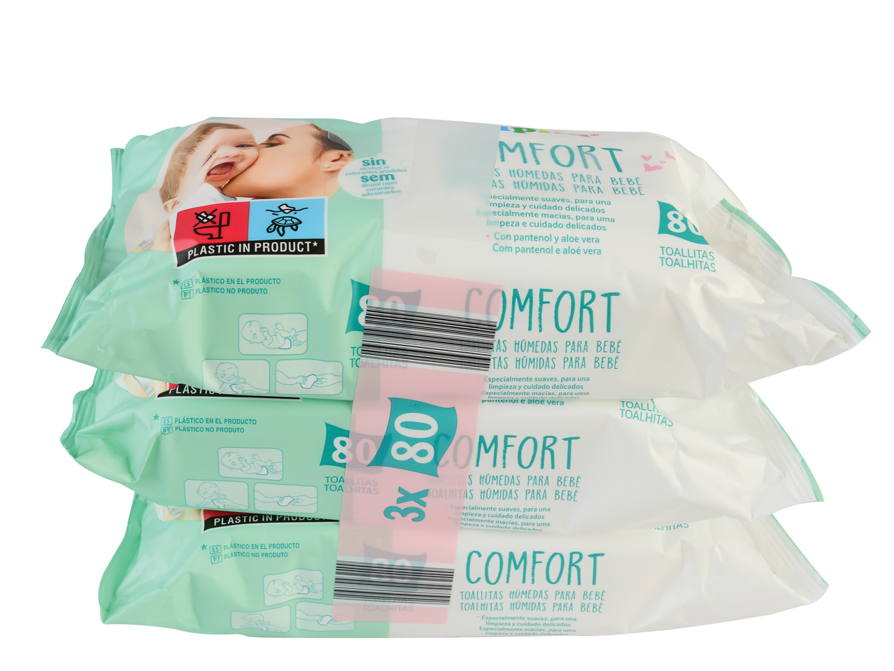 Toalhitas para Bebé Comfort