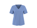 Tricou de damă ESMARA albastru deschis cu decolteu în V