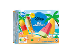 Caixa de Gelatelli Sea Adventure Kinder Ijsmix com 10 gelados de fruta variados.