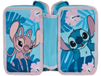 Double Stitch and Angel pencil case, tropical design.