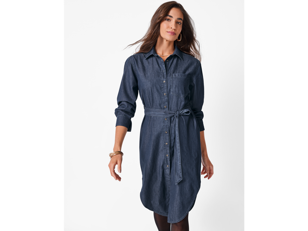Rochie tip cămașă din denim pentru femei esmara®