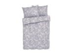 Bettwäsche-Set mit Paisleymuster in Grau.