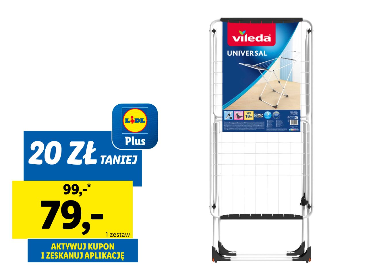 vileda® Suszarka na pranie Universal