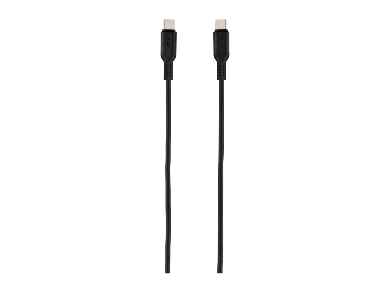 Two black USB-C to USB-C cables with the word 'TRONIC' visible on the connectors.