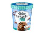 Gelatelli Fantastic Fish ice cream with chocolate fish and marshmallows.