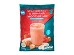 Frozen smoothie mix: strawberries and bananas, 6 servings.