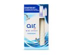 Air Wick Mini Spray starterset: verstuiver en 2 navullingen, geur Ocean Escape.