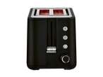 Silvercrest toaster with two slots and a black body