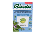Pastilles Ricola Menthol aux herbes alpines suisses, sans sucre.