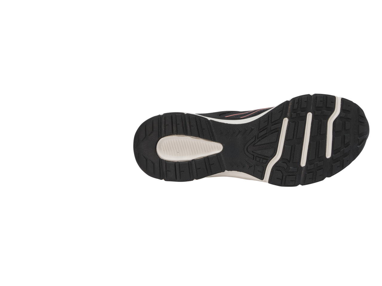 Đon crne sportske patike sa belim i ružičastim detaljima