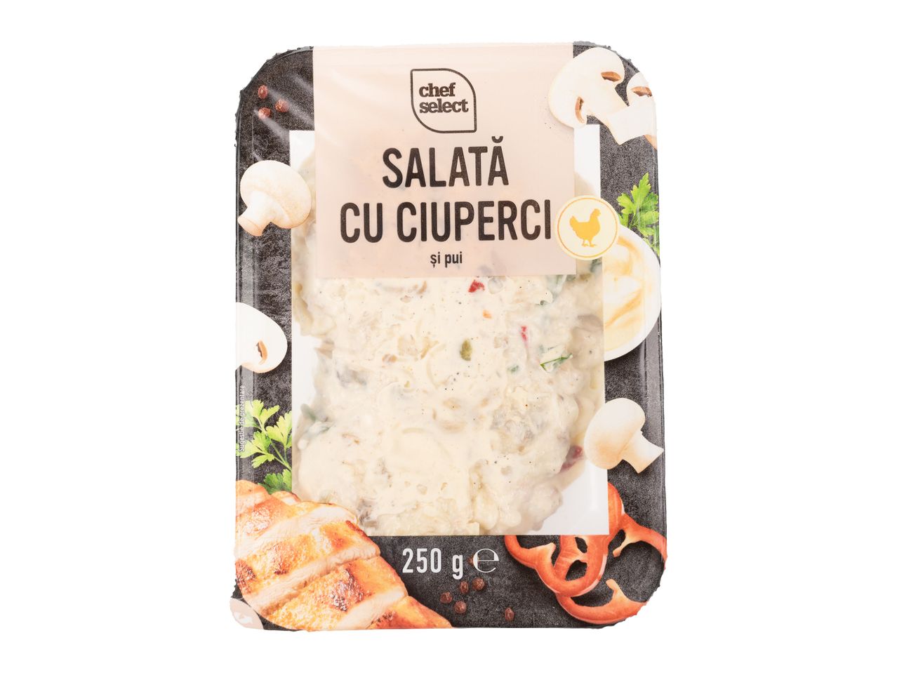 Accesați vizualizarea pe ecran complet: Salată cu ciuperci și pui - Imagine 1