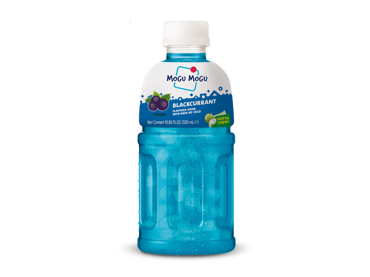 Gekochte Mogu Mogu drank met zwarte bessen en kokos.