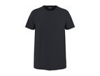 Dark grey men's short-sleeved t-shirt with a round neck