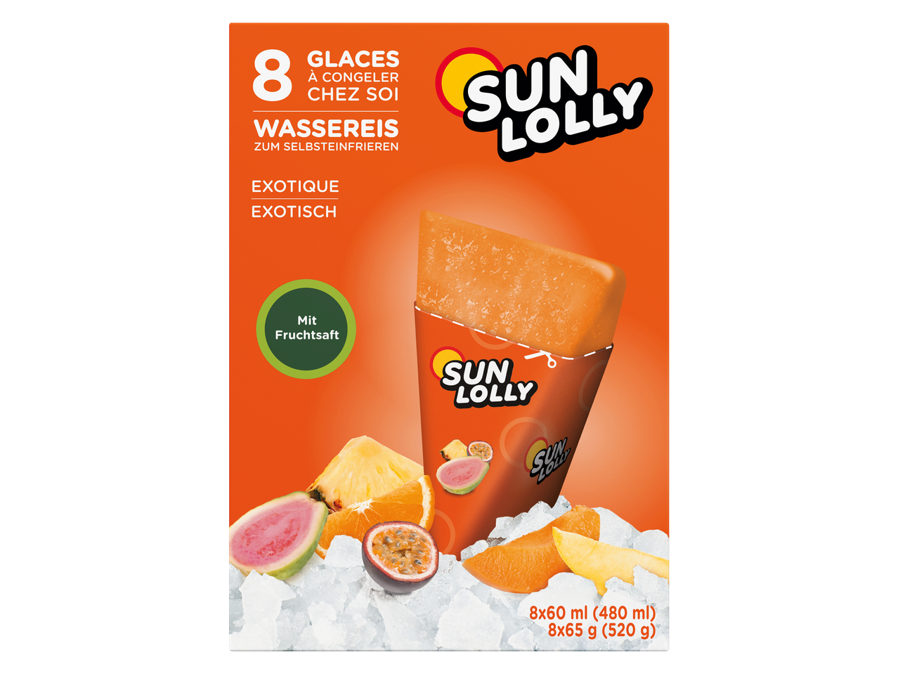 8 Sun Lolly exotische fruit ijsjes om thuis te vriezen.