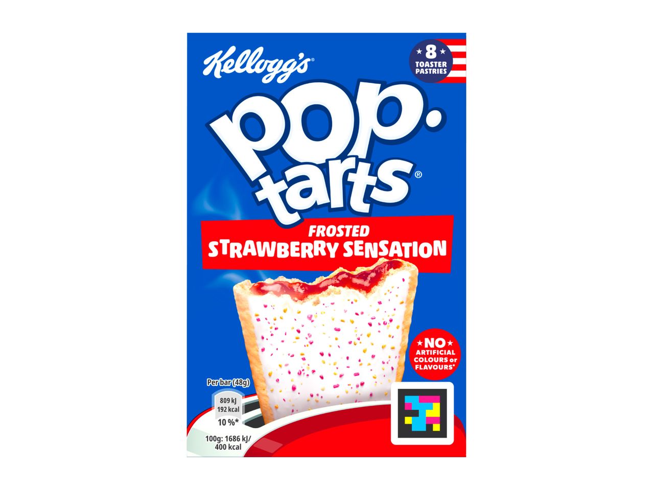 Kellogg’s Pop-Tarts Strawberry Sensation Pastry Snack 