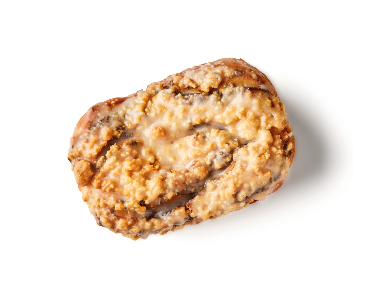 Zimt-Kokos-Schnecken mit Glasur.