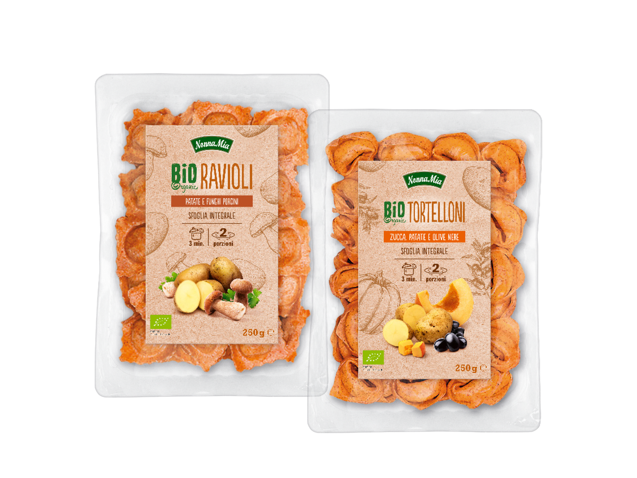 Ravioli o tortelloni bio