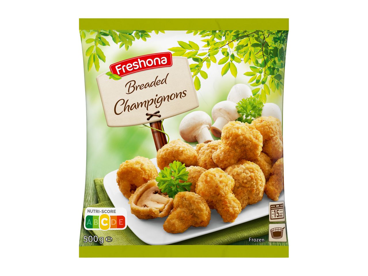 Замразени пържени гъби Freshona.