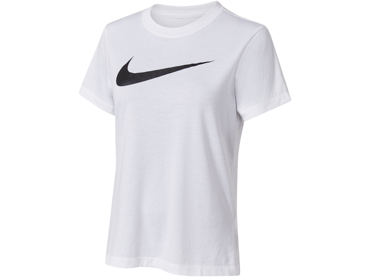Bela Nike majica z velikim logom.