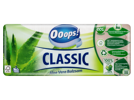 Classic aloe vera papírzsebkendő