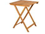 Masă pliabilă din lemn pentru exterior