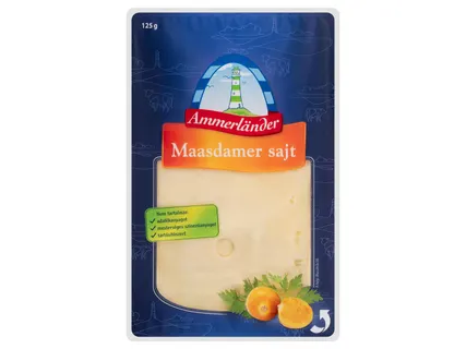 Maasdamer szeletelt sajt