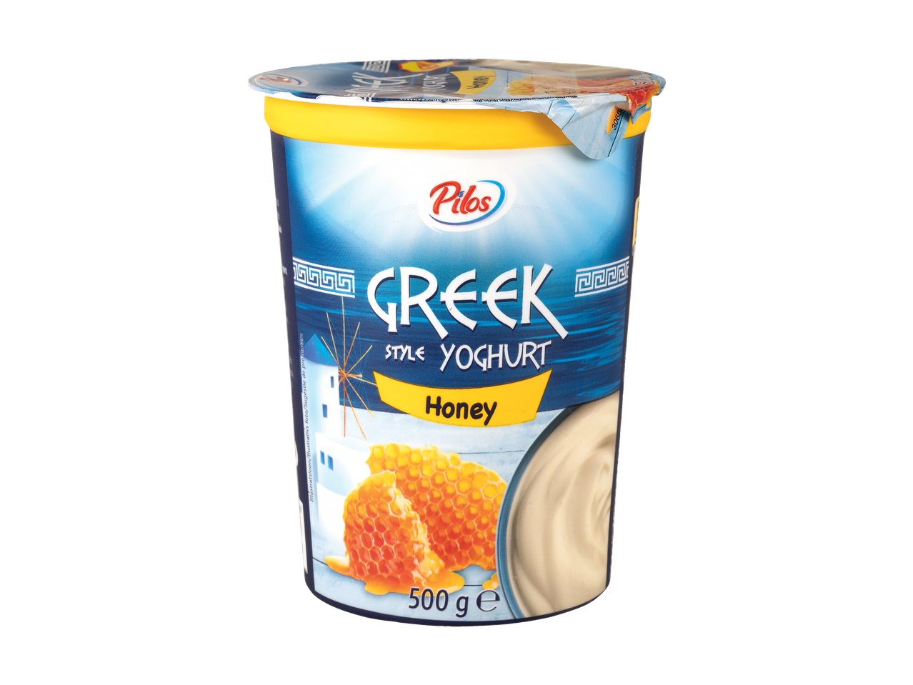 Iaurt grecesc cu miere Pilos, 500g.