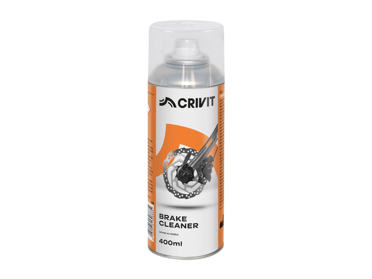 Crivit 400ml brake cleaner spray can.