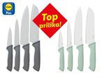 Setovi kuhinjskih noževa s natpisom 'Top prilika!' i logotipom Lidl Plus.