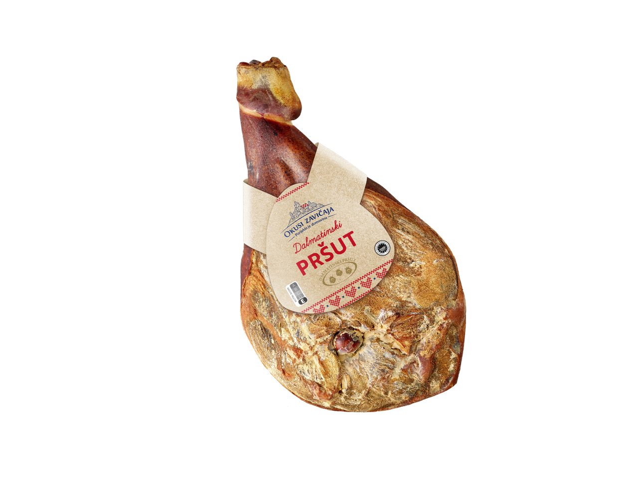 Dalmatinski pršut s etiketom Okusi zavičaja