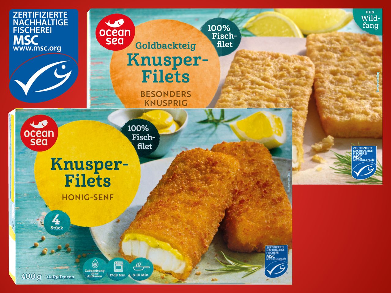 Gehe zu Vollbildansicht: Knusperfilets - Bild 1