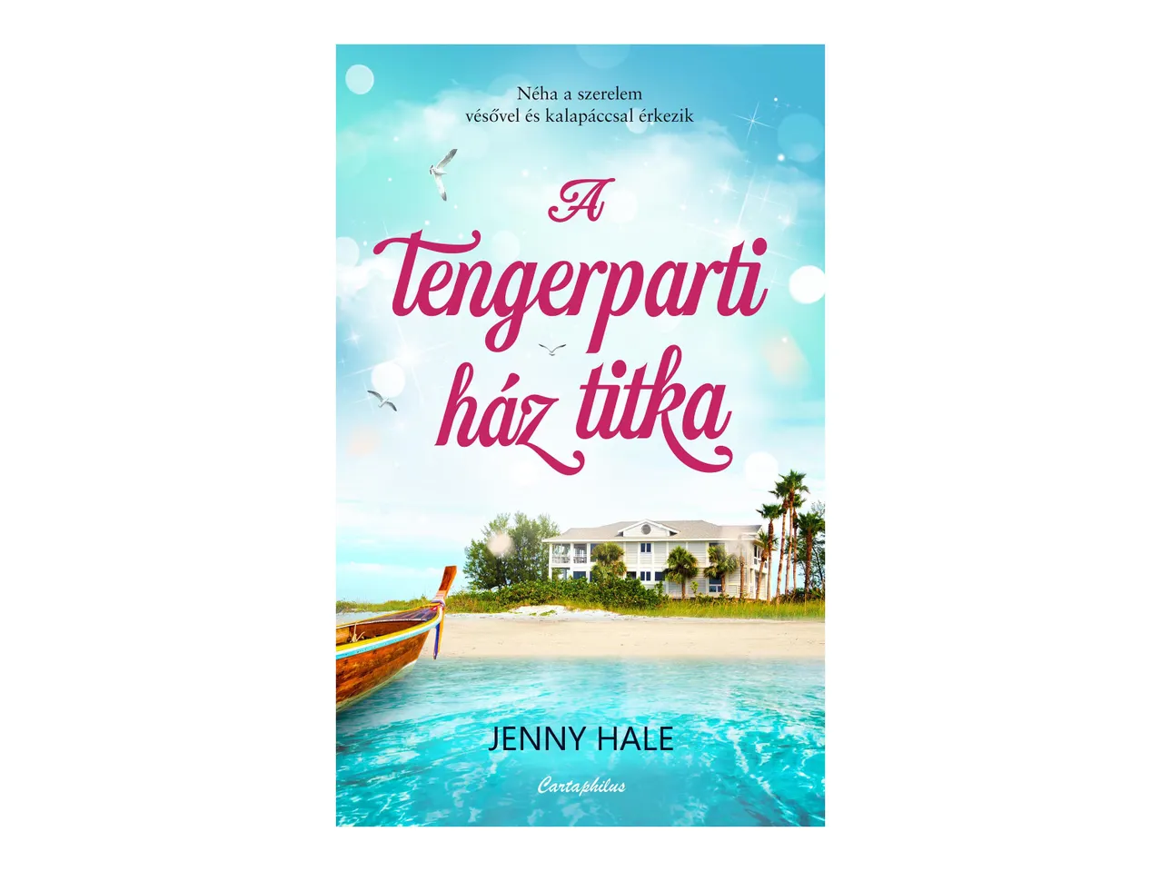 A Tengerparti ház titka című könyv borítója.