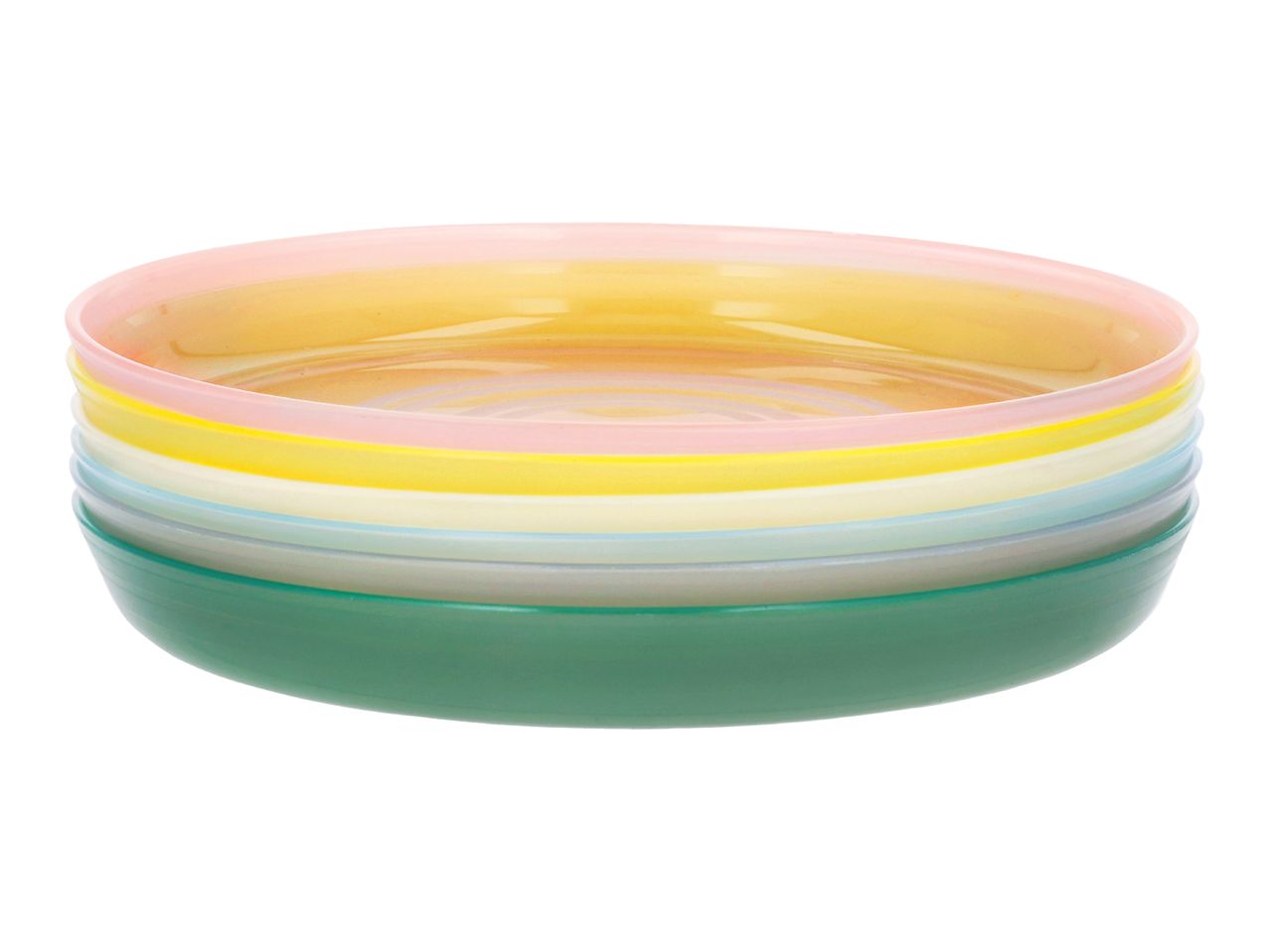 Plastic Party Plates - 6 Pieces