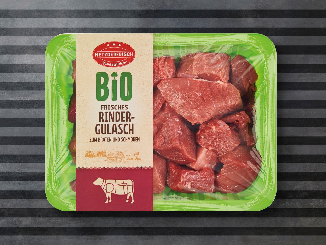 Metzgerfrisch Bio Frisches Rinder-Gulasch | Billiger Montag