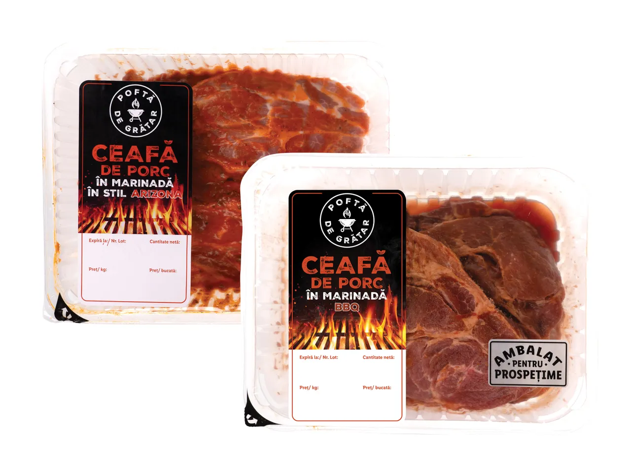 Pofta de Grătar: carne de porc marinată, stil Arizona și BBQ.