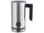 Spumator de lapte electric SILVERCREST 500 W din oțel inoxidabil cu capac transparent.