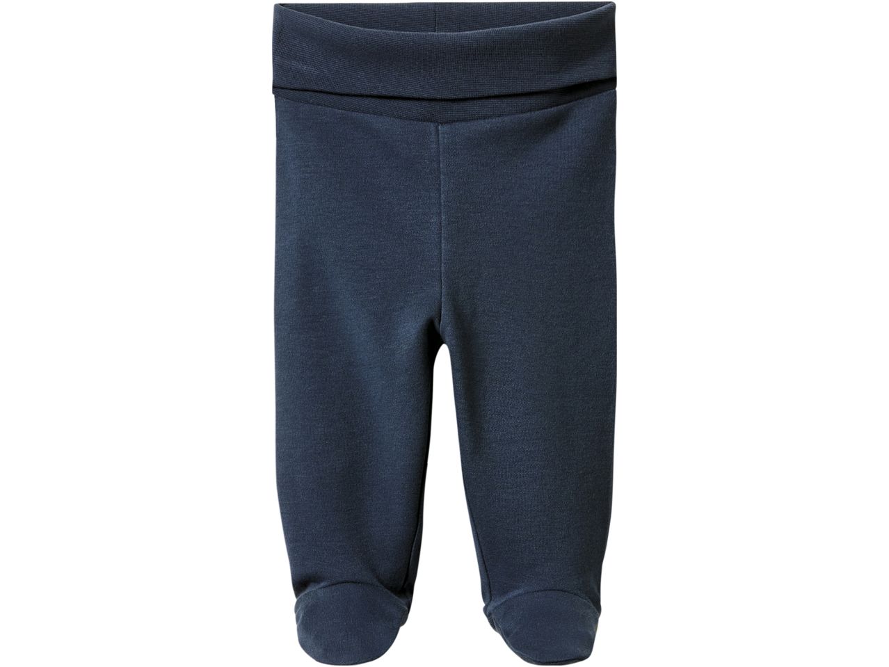 Dark blue baby footed leggings.