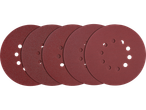 Conjunto de lixas PARKSIDE® com discos vermelhos perfurados