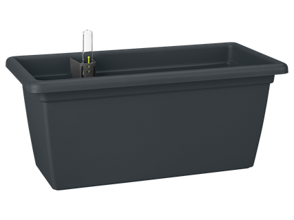 Virágláda vízszintjelzővel