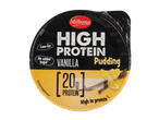 Pudins Milbona High Protein de baunilha, baixo teor de gordura e sem açúcar adicionado.