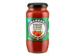 Barresa tomato & basil sauce for meatballs.
