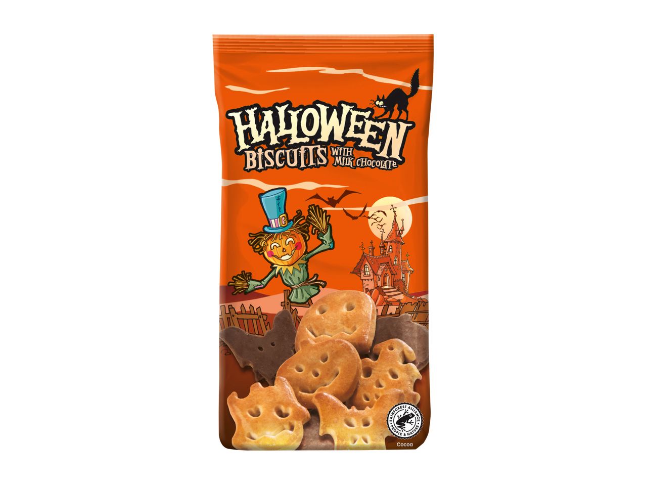 Go to full screen view: Halloween Biscuits with Milk Chocolate - Image 1