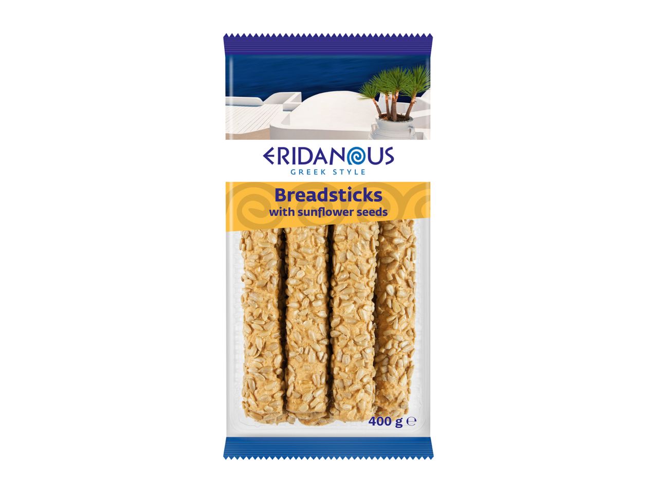 ERIDANOUS Greek Style Breadsticks with sunflower seeds, 400g