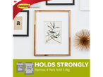 3M Command® hooks securely hold pictures and decorations.