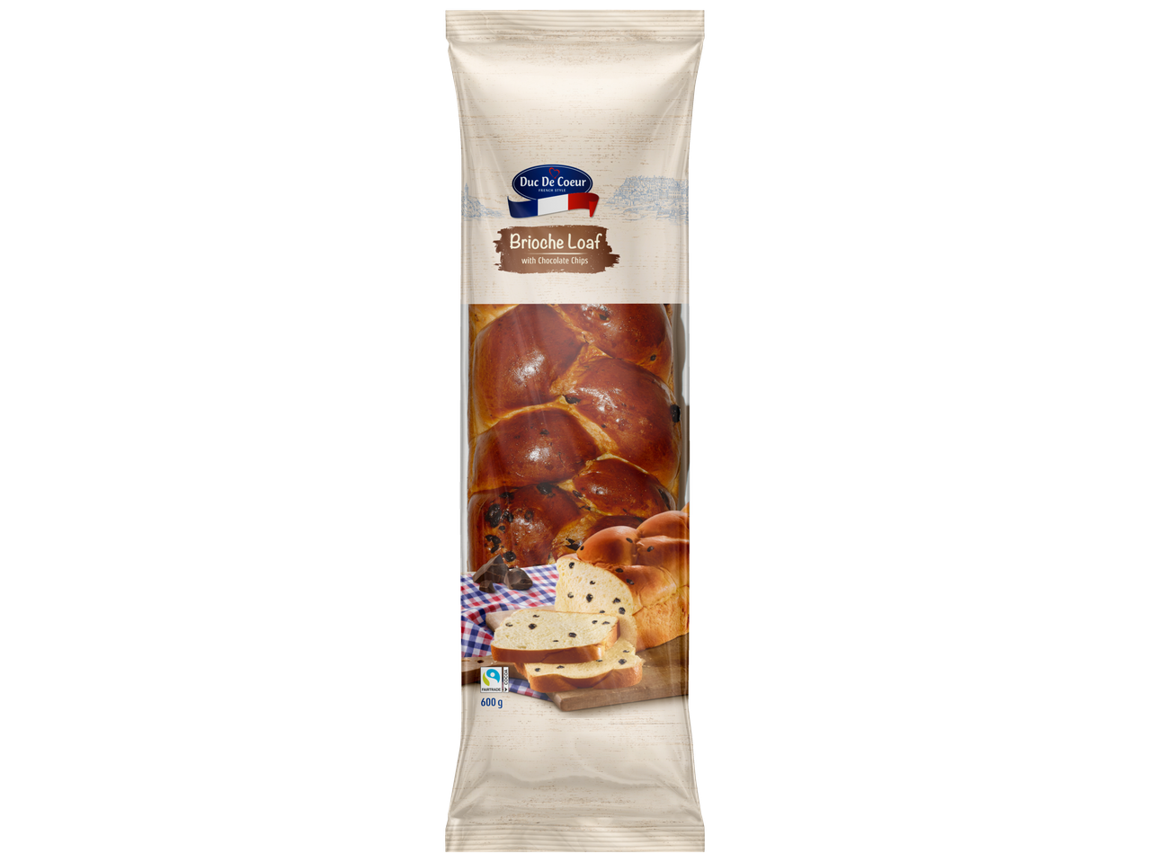 Duc de Coeur Brioche Loaf with Chocolate Chips, 600g