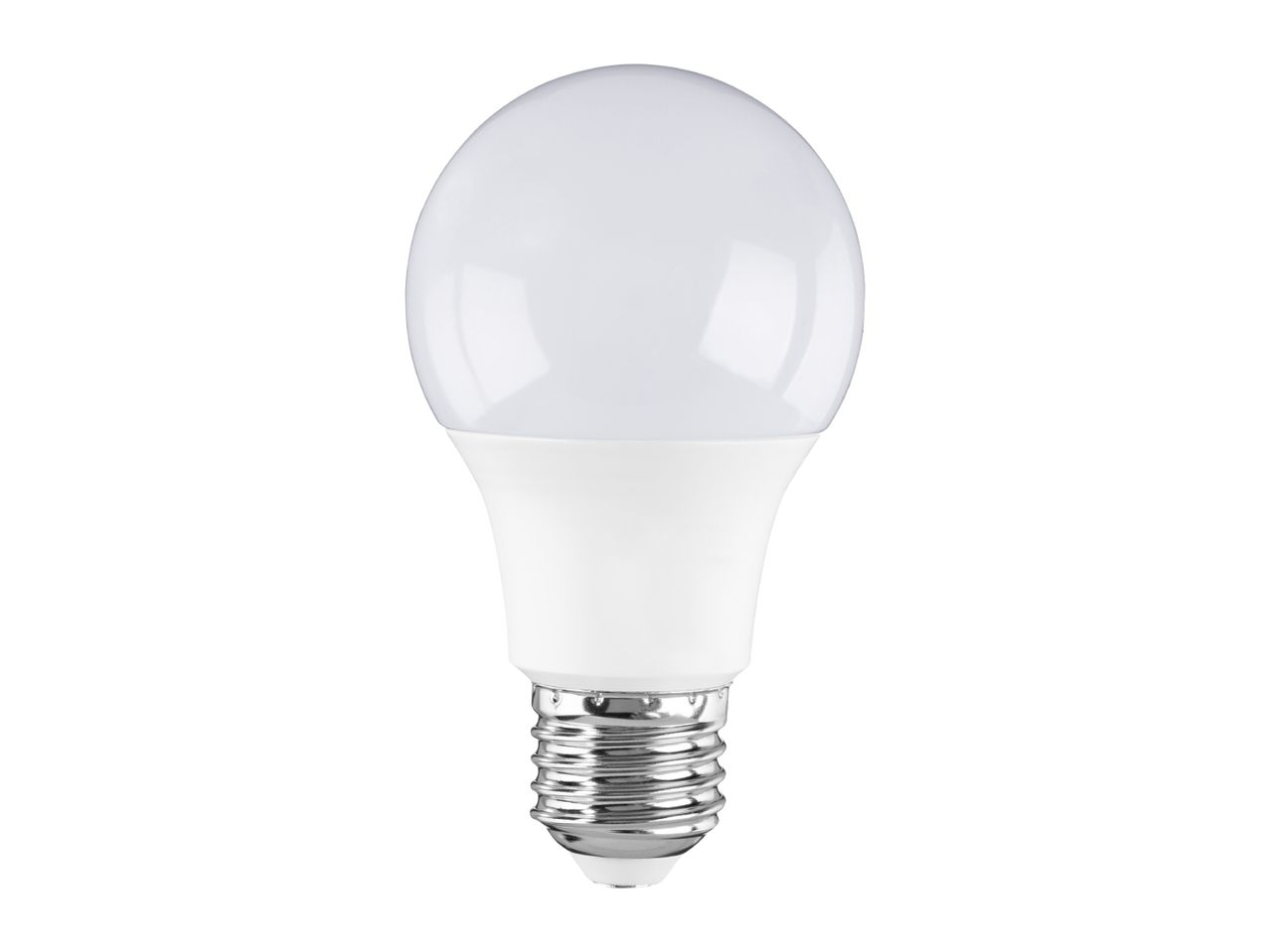 White LED light bulb with a screw base