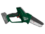 Parkside 20V Cordless Wood Cutter with battery, featuring a green and black design.