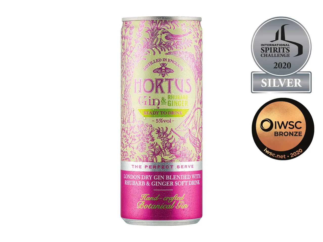 Hortus Gin & Ginger ready-to-drink can.